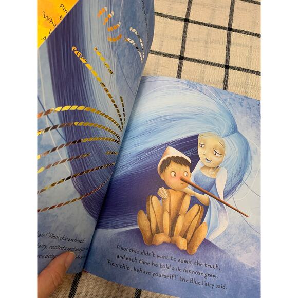 Pinocchio Hardcover Book ISBN No. 9781435168794 Children's Reading Story 26 Page - Picture 11 of 12